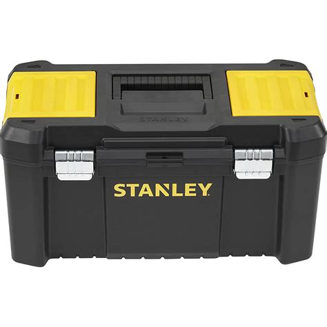 stanley metal tool box 19 inch|stanley 19 inch toolbox.